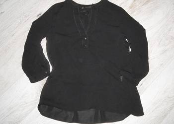 czarna bluzka koszula zara xs