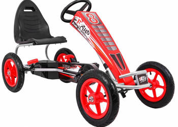 BAWIBUS.PL pojazd GOKART NA PEDAŁY FULL AHEAD pompowane koła czerwony