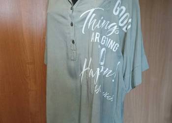 Bluzka koszulka bawełniana Made in Italy  XL42 nowa bez metki damska