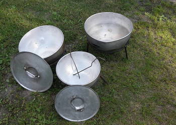 Kuchnia plecakowa - zestaw na biwak, rekonstrukcje wojenne