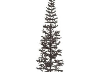 Smukła choinka czarna 240 cm WM-329221