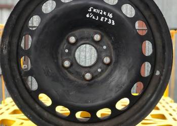 Felga stalowa 5x112 Volkswagen 7N0601027E 6.5"x 16" 5 112 R16 6,5j ET33