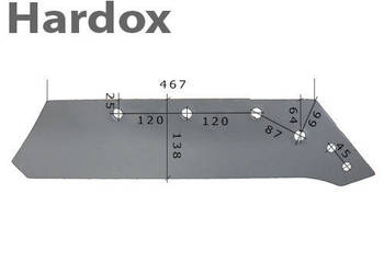 Lemiesz 18 cali HARDOX 930761210/P części do pługa POTTINGER