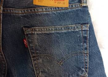Levi's 511/W29 L32/Spodnie dżinsowe jeansy z wysokim stanem