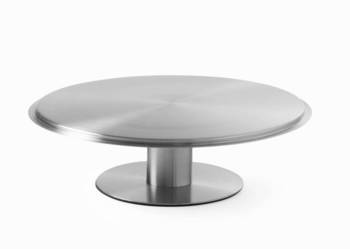 Obrotowa patera do ciast 30 cm stal nierdzewna Hendi