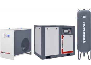 THEOR 30 z falownikiem + Osuszacz N30S + Butla pionowa 500l