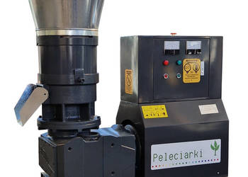 Granulator 22kW Peleciarka 350kg/h 3 rolki Pasza Karma Ściółka dla Zwierząt