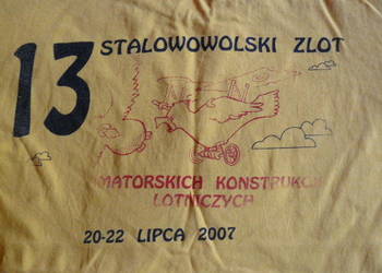 Koszulka z nadrukiem "13 Stalowowolski Zlot...2007"
