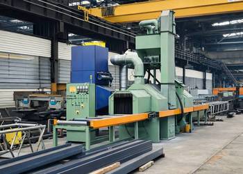 Linia do czyszczenia - komora przelotowa do śrutownia automatyczna