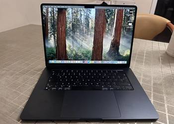 MacBook Air 15″ M3 8GB RAM 256GB SSD – bateria 100%, jak nowy