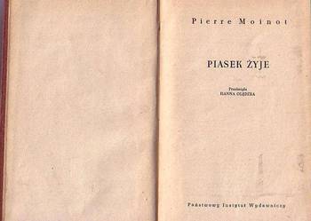 (8718) PIASEK ŻYJE – PIERRE MOINOT