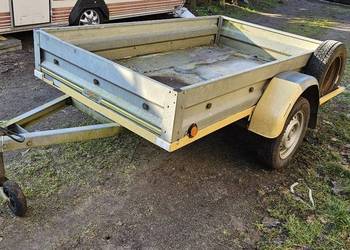 Do ciężkich ładunków.Wzmocniona rama.Do 750 kg.Zarejestrowana przy