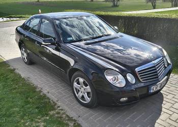 Mercedes-Benz W211 klasa E, manualna skrzynia biegów, LPG, bez rdzy
