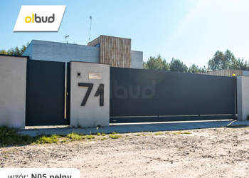 Ogrodzenie aluminiowe poziome nowoczesne Zachodniopomorskie