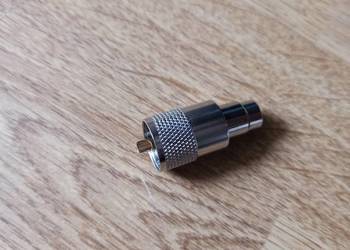 Złącze UC1 męskie montaż CB radio średnica otworu 10i 7mm