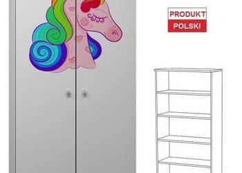 JEDNOROŻEC 14 - N25 szafa dziecięca 80x53 w.190 meble dzieci