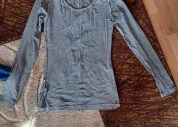 NOWA Śliczna szara bluzka z długim rękawem