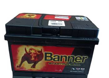 Akumulator 60AH 480A EN BANNER STARTING BULL P56009 P+ NISKI LB2