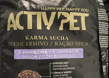 Karma sucha z jagnięciną dla psów dorosłych Activ Pet