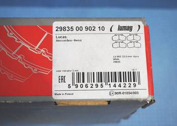 Klocki hamulcowe WVA 29835