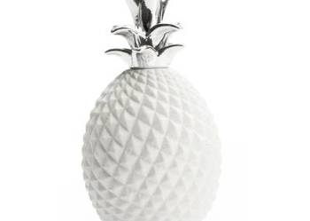 Dyfuzor zapachowy ananas biały / srebrny