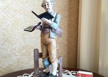 Figura włoska porcelana - Naukowiec