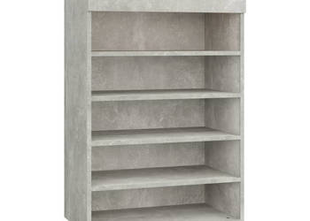 Szafka na buty szarość betonu 60x35x105 cm WM-812784