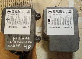 Sensor Czujnik moduł poduszek airbag vw skoda  nr 1c0909605k