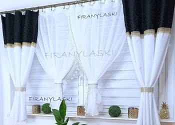 Firany Firanki Gotowe Firana gipiura cyrkonie