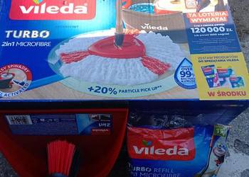 Vileda Turbo 2w1+zapas i szufelka że zmiotka