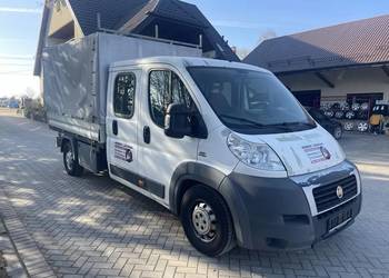 Fiat Ducato Doka Brygadówka Plandeka + Skrzynia