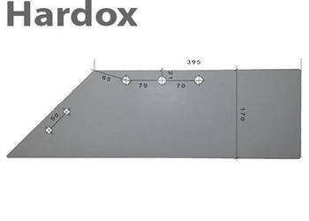 Lemiesz 300hektarów HARDOX 13200009/L części do pługa BONNEL