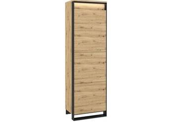Szafa jednodrzwiowa QUANT 2 (60cm) (LED) styl industrialny