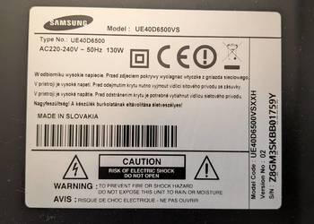Samsung UE40D6500VS na części.