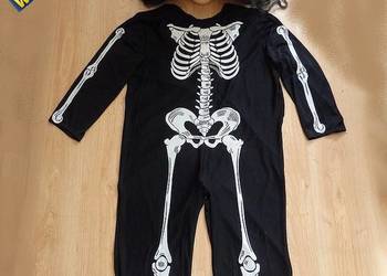 Duży Kostium Kościotrup + Peruka. Made in USA.