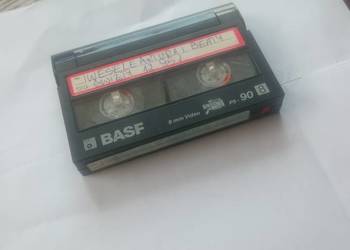 Kaseta video 8mm z roku 1995 ślub plus gratis święta UNIKAT