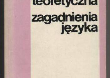 Poetyka teoretyczna.Zagadnienia języka