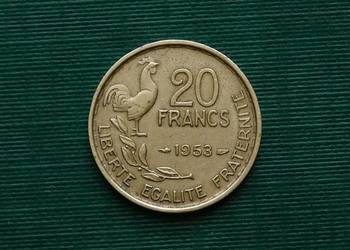 FRANCJA - 20 franków, 1953r
