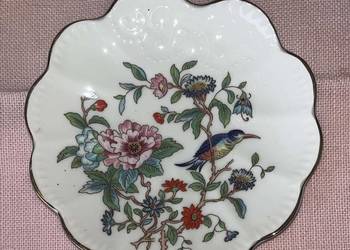 Talerzyk. Aynsley  Pembroke. Z ptaszkiem na gałęzi.  Made in England.