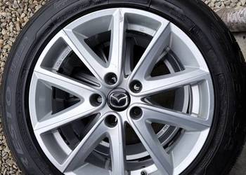 Koła letnie 5x114,3 R17 Mazda ET50 7,5J 67,1 stan BDB + 225/55 Dębica 2022r