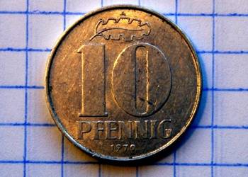 10 FENIGÓW ( 10 PFENNIG ) 1970 ROK - NIEMCY ( NRD ) 10 FENIGÓW ( 10 PFENNIG ) 1970 ROK - NIEMCY ( NRD )