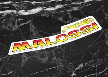 Naklejka MALOSSI 8,5 x 2 cm skuter 2t am6 oil mhr
