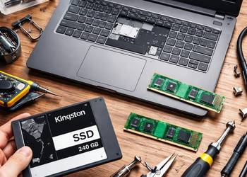 Laptop wolno działa? Przyspieszę SSD/RAM