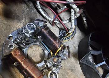 Rotax 434 zapłon stojan przerywacz 400 cewki iskrownik skidoo buran cewka