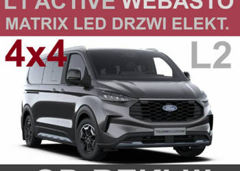 Ford Tourneo Custom Niska Cena L1 4x4 Webasto Matrix LED Hak Dostępny od r…