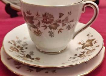 Colclough*angielska porcelana kostna*Filiżanka ze spodkiem i talerzykiem de