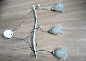 Lampa wisząca sufitowa z motywem kwiatowym