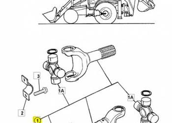 Wał napędowy tylny 914/60254