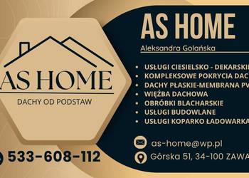 Więźby, dachy montaż , usługi ciesielsko - dekarskie, malowanie dachów