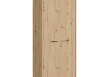 Regal space office 80 cm z 2  drzwiami dąb artisan